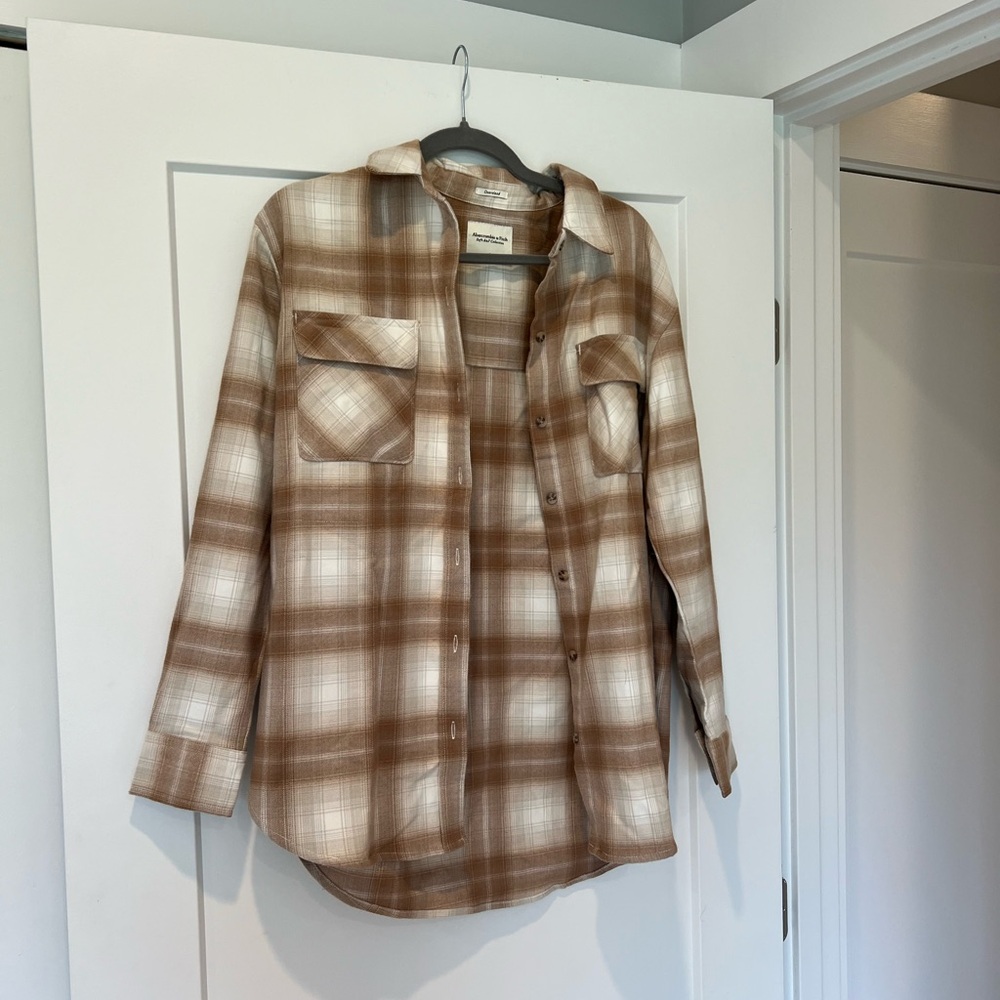 Abercrombie Oversized Button-Up Flannel